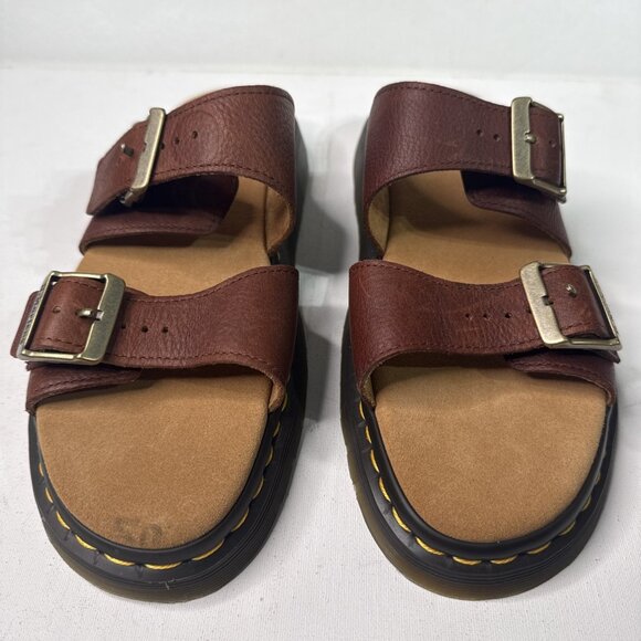 Unisex Sandals Dr. Martens Josef Size 9 Brown Airwair - Picture 2 of 8